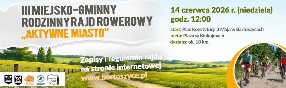 III Miejsko-Gminny Rodzinny Rajd Rowerowy "Aktywne Miasto"