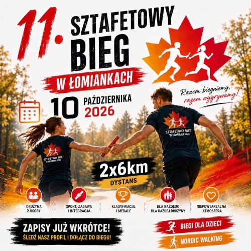 11 Sztafetowy Bieg w Łomiankach
