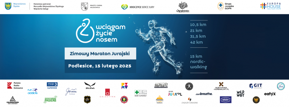 Zimowy Maraton Jurajski "Wciągam życie nosem" 